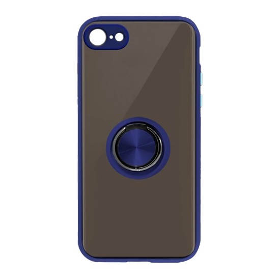 Case with Support Ring for Apple iPhone 6 Plus Smoked Blue